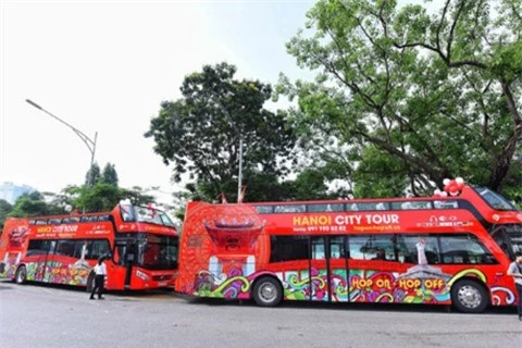 Tuyến buýt hai tầng đầu tiên ở Hà Nội hoạt động từ ngày 30/5.