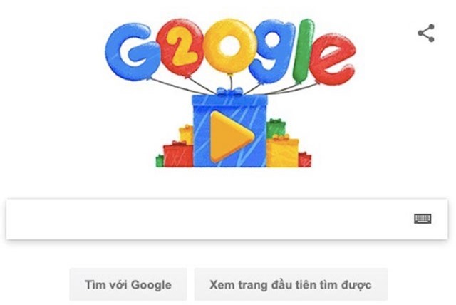 Google tròn 20 tuổi và những con số "sốc tới óc"