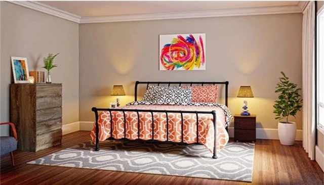 Phòng ngủ mang phong cách Rustic - Ảnh 9.