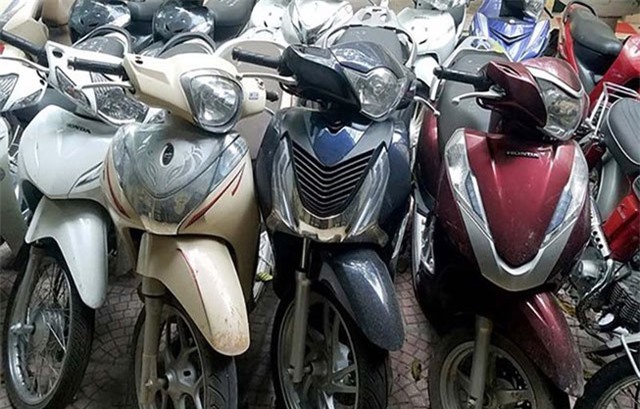 Băng trộm xe máy ở Thanh Hóa sa lưới