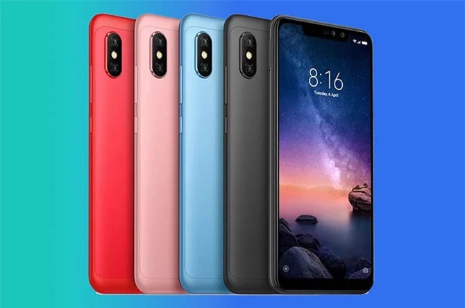 Xiaomi Redmi Note 6 Pro có 4 màu đen, đỏ, vàng hồng và xanh dương. Tại Thái Lan, model này có giá từ 6.990 Baht (tương đương 5,01 triệu đồng).