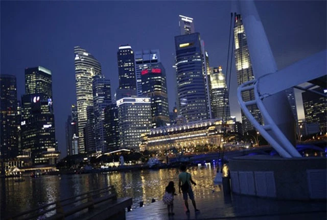 Khu trung tâm tài chính của Singapore.