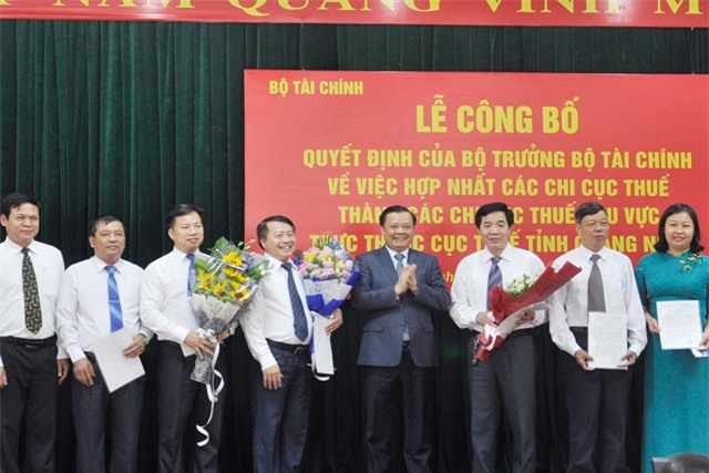 Địa phương đầu tiên triển khai hợp nhất các chi cục thuế