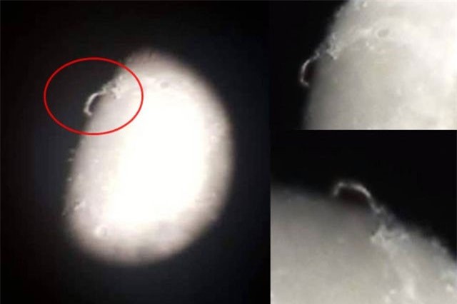 Hình ảnh nghi cầu khổng lồ trên Mặt Trăng gây sửng sốt