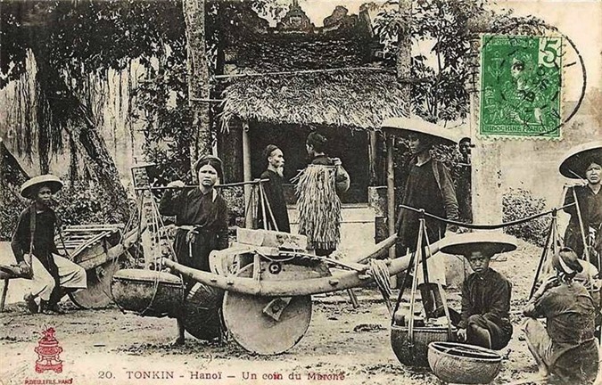 Ảnh độc về các khu chợ ở miền Bắc một thế kỷ trước