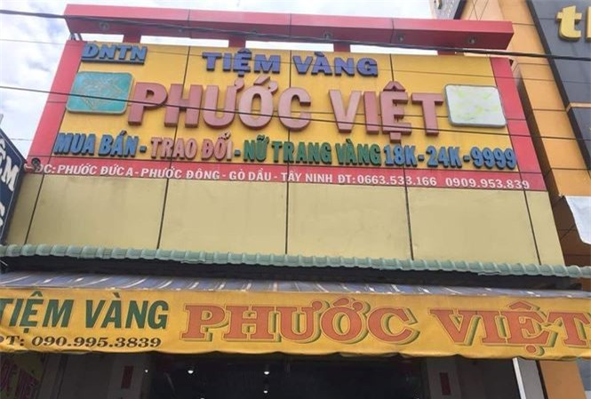 Tiệm vàng ở Tây Ninh báo mất trộm 100 cây vàng