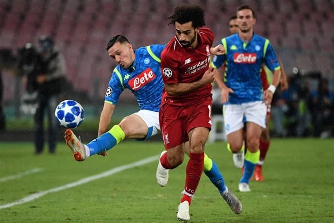 Liverpool phải nhận trận thua đầy đau đớn trước Napoli.