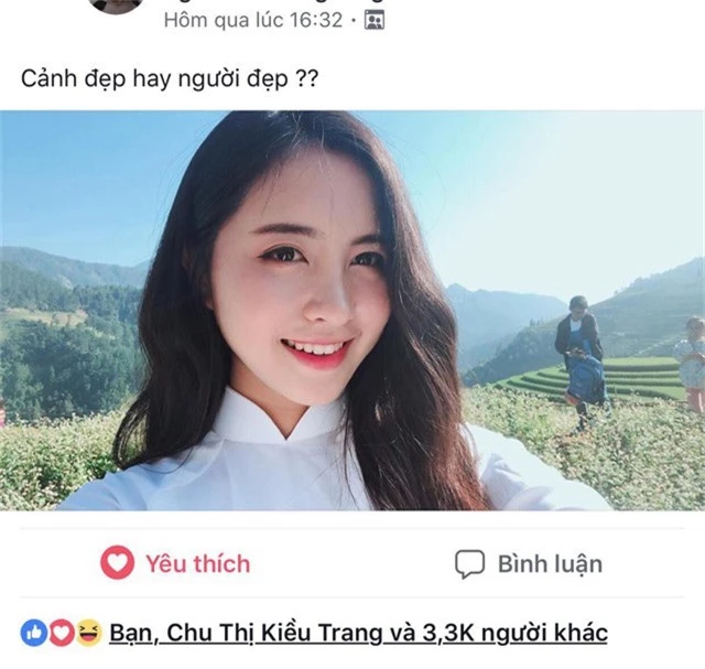 
Một bức ảnh khác của Trang trên cánh đồng Mù Cang Chải được dân mạng hết lời khen ngợi
