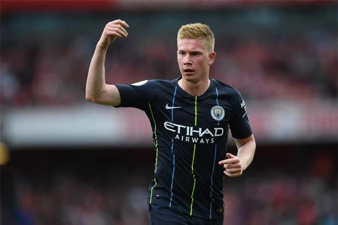 Tiền vệ trung tâm: Kevin De Bruyne (Man City).