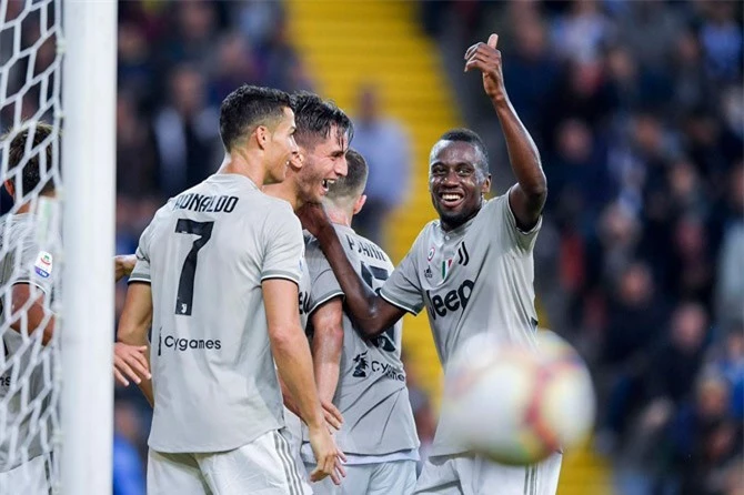 Juve toàn thắng 8 trận đầu tiên ở Serie A 2018-2019.