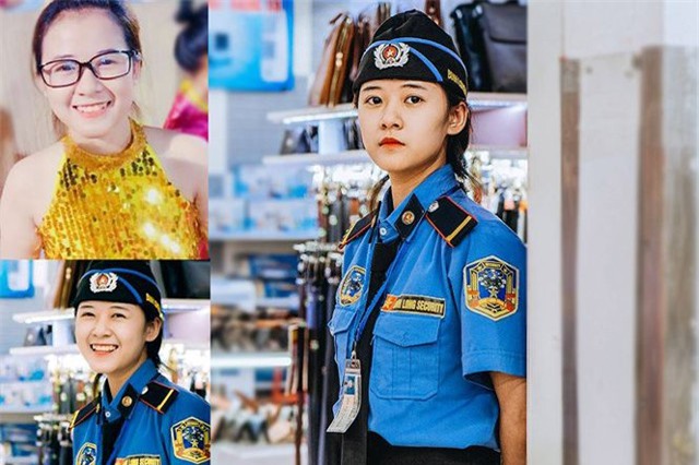 Nữ bảo vệ siêu thị ở Nghệ An gây sốt cộng đồng mạng