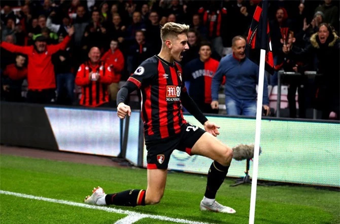 Tiền vệ phải: David Brooks (Bournemouth).