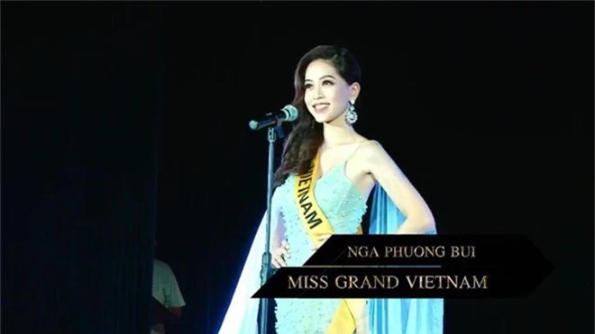 Phương Nga xuất hiện đầy tự tin, hô to hai tiếng Việt Nam trong phần giới thiệu tại Miss Grand International 2018 - Ảnh 2.