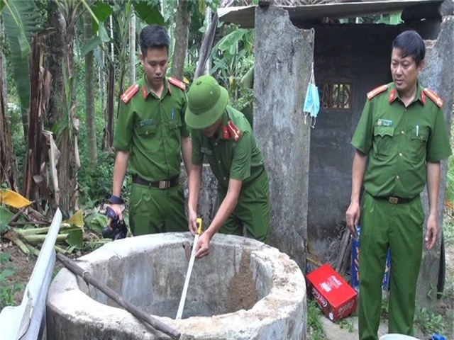 Công an tỉnh Quảng Ngãi khám nghiệm hiện trường vụ việc