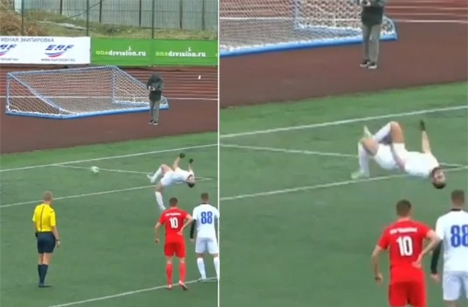 Clip: Pha đá phạt đền giống như chuyện tranh