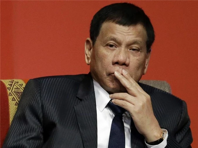 Tổng thống Philippines Rodrigo Duterte. 