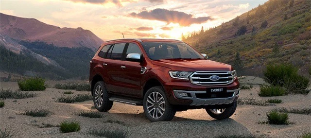 SUV Ford Everest mới đã ghi nhận doanh số tháng cao nhất trong lịch sử với 541 xe