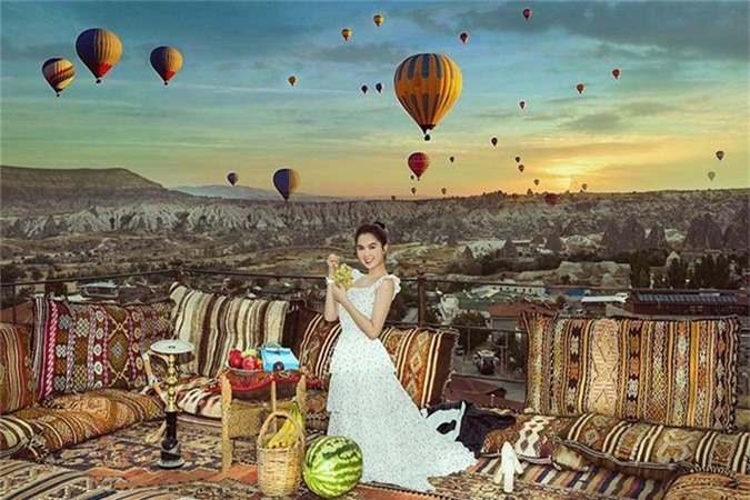 ngoc trinh khoe chuyen du lich xa xi cung ong bau vu khac tiep hinh anh 1