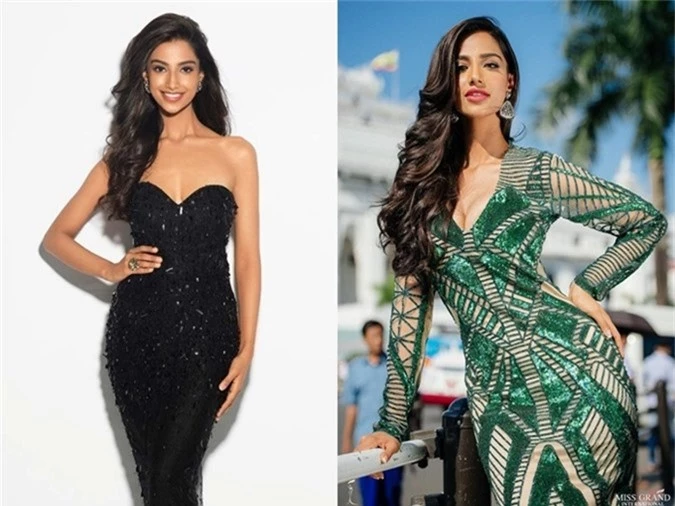 Ấn Độ chưa từng đăng quang Hoa hậu Hòa bình Quốc tế. Nhiều khán giả đặt kỳ vọng vào đại diện năm nay của Ấn Độ - người đẹp Meenakshi Chaudhary. Cô 21 tuổi, cao 1,72m và đang theo học Nha khoa.