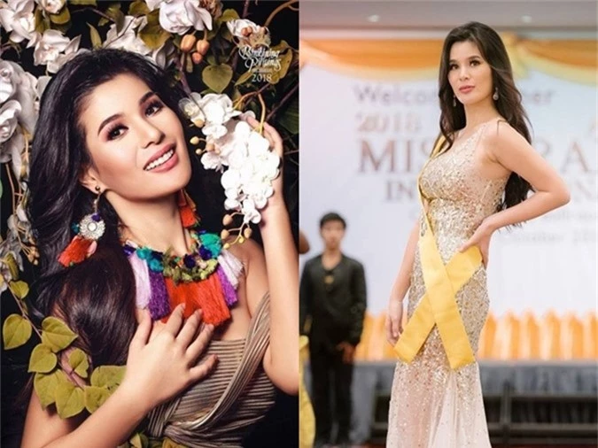 Philippines cử người đẹp Eva Patalinjug dự thi Hoa hậu Hòa bình quốc tề 2018. Eva có gương mặt khả ái, chiều cao 1,7m và năm nay 24 tuổi.