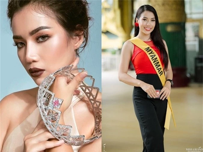 Nhan sắc Hoa hậu chủ nhà - Sumyat Phoo đến từ Myanmar trông sắc nét và cuốn hút. Bất lợi của cô là chiều cao thấp chỉ 1,67m.