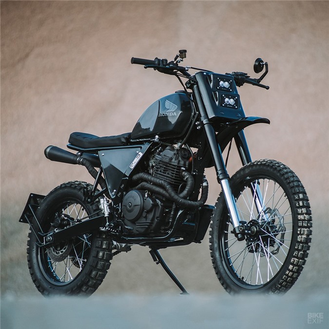 Chi tiết quái xế khu mỏ Honda NX 650 Scrambler