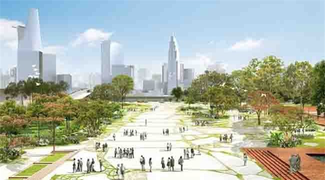 Xây dựng quảng trường lớn nhất TP.HCM