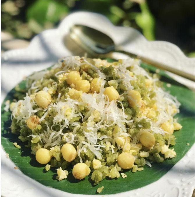 Hướng dẫn làm xôi cốm hạt sen dẻo ngọt lưu trọn hương vị mùa thu