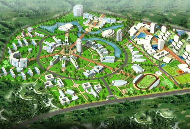 Phối cảnh dự án quy hoạch làng đại học Long Phước (ảnh TL).