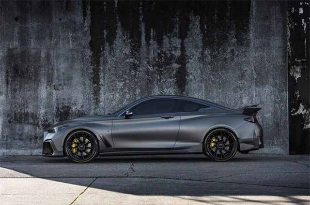 'Soi' siêu xe Infiniti Project Black S mạnh hơn 560 mã lực