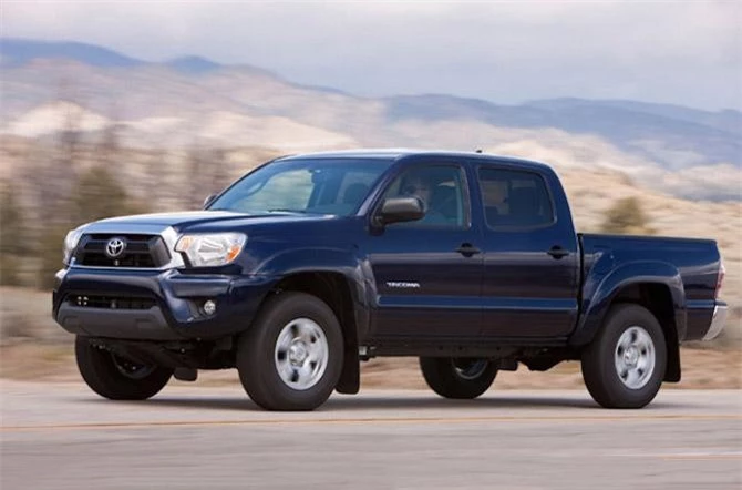 3. Toyota Tacoma. Trải qua 5 năm sử dụng, mẫu bán tải này vẫn giữ được 70,5% giá trị so với lúc mới mua.