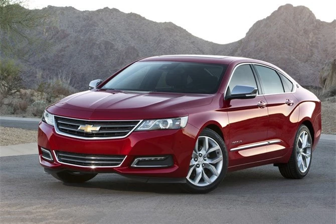 10. Chevrolet Impala. Mức rớt giá sau 5 năm sử dụng: 66,2%.