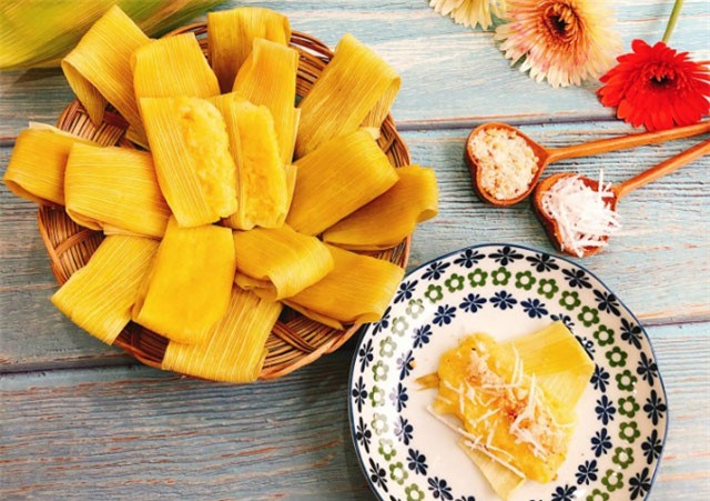 Xôi ngô trộn nếp ngọt thơm, ngửi mùi đã mê