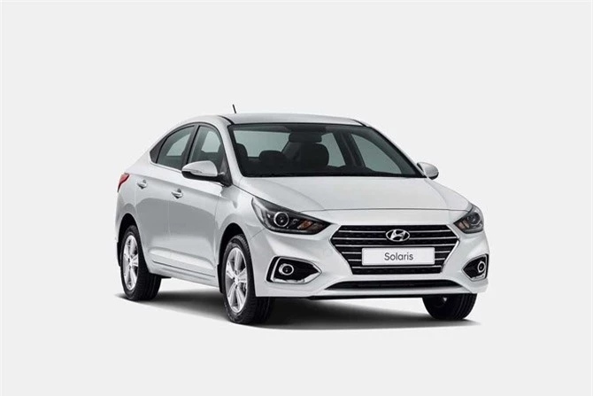 4. Hyundai Solaris (doanh số: 50.317 chiếc).