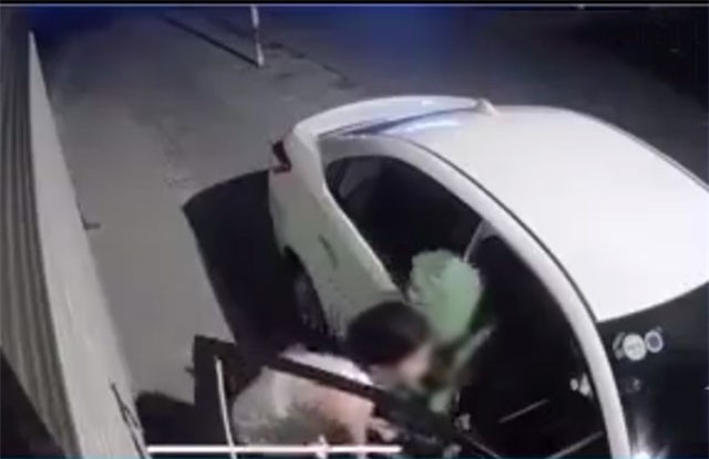 Clip: Người phụ nữ nửa đêm lái xe hơi đi trộm cây cảnh