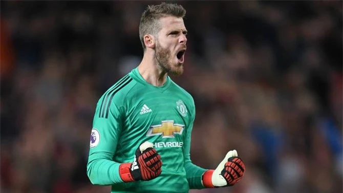 Thủ môn: David De Gea.