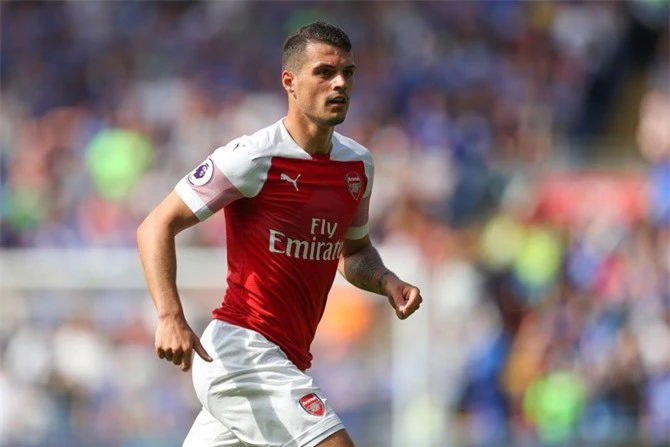 4. Granit Xhaka (Arsenal, 626 lần).