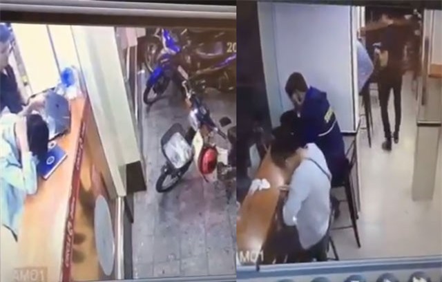 Clip: Tên trộm cuỗm Macbook của thanh niên ngủ quên trong vòng “một nốt nhạc”