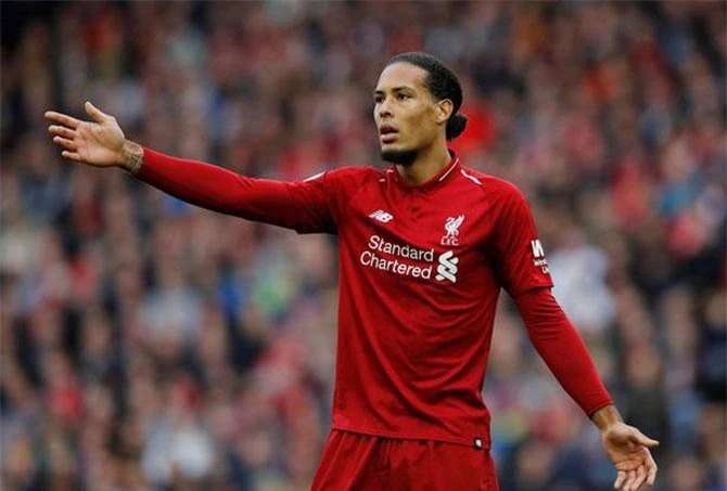 Trung vệ: Virgil Van Dijk (Liverpool)