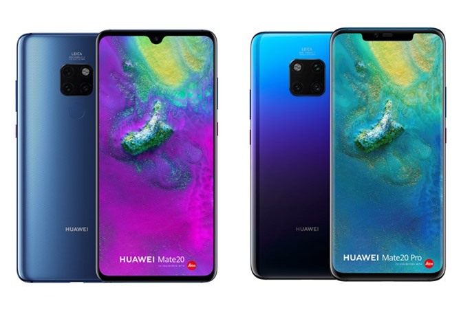 Huawei trình làng Mate 20, Mate 20 Pro: 3 camera, chip Kirin 980, chống nước