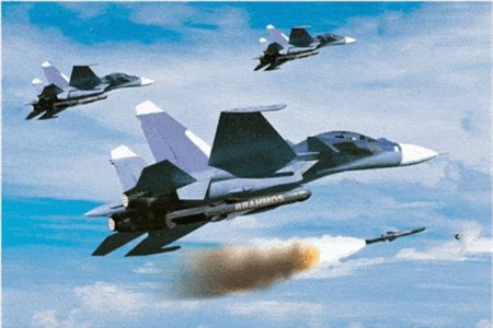 Clip: Cận cảnh màn thử tên lửa trên không trung