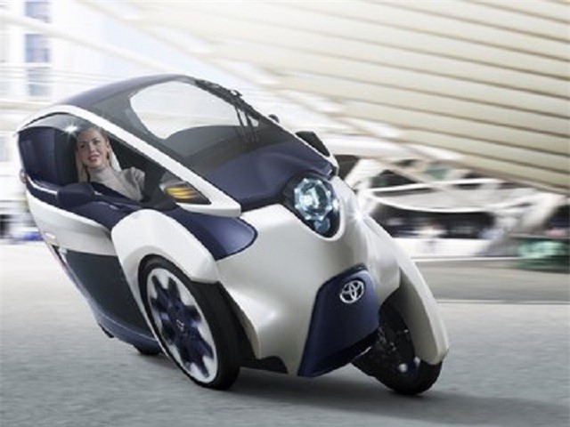 Toyota i-Road Concept: Mẫu xe nhỏ gọn cho không gian đô thị chật hẹp