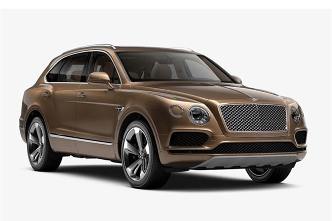 5. Bentley Bentayga. Động cơ Twin-Turbo W12 6 lít, sản sinh công suất tối đa 600 mã lực, mô-men xoắn cực đại 900 Nm.