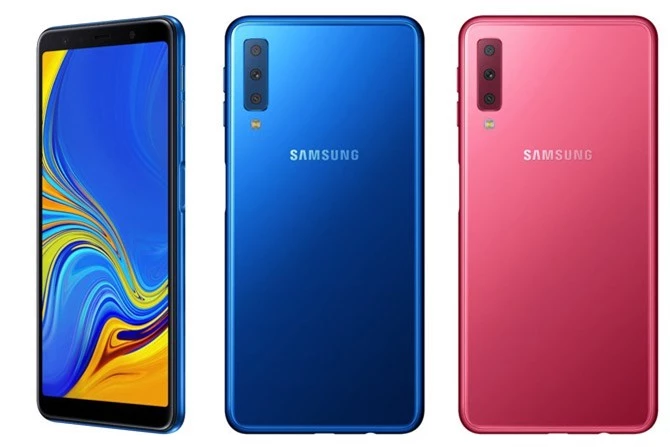 Samsung Galaxy A7 2018 (giá: 7,69 triệu đồng).