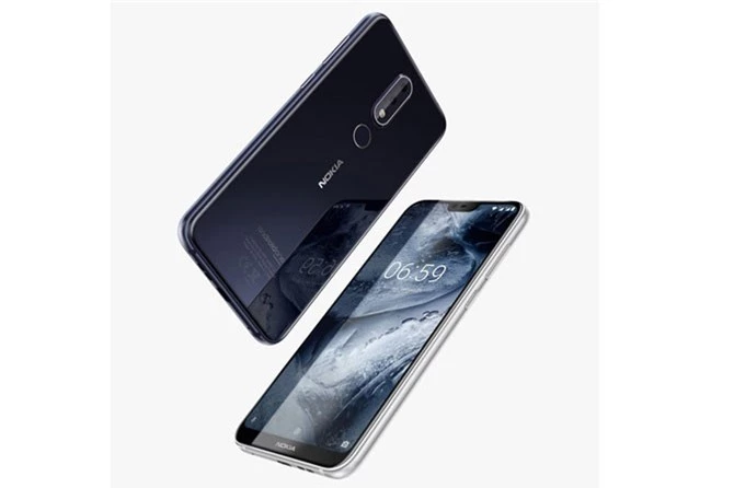 Nokia 6.1 Plus (giá: 6,59 triệu đồng).