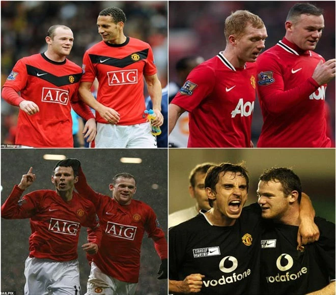 Rooney cùng 4 người đàn anh luôn bình ổn phòng thay đồ thay cho Sir Alex.