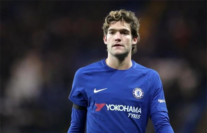 Hậu vệ trái: Marcos Alonso