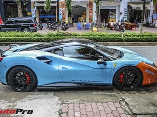 Chán phong cách hầm hố, chủ xe Ferrari 488 SVR độc nhất Việt Nam lại "tân trang" vẻ ngoài