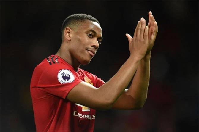 Tiền đạo: Anthony Martial (M.U).