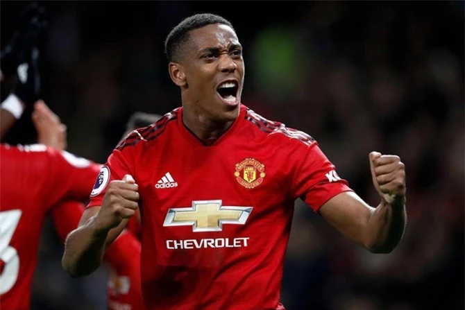 Tiền vệ: Anthony Martial (M.U)